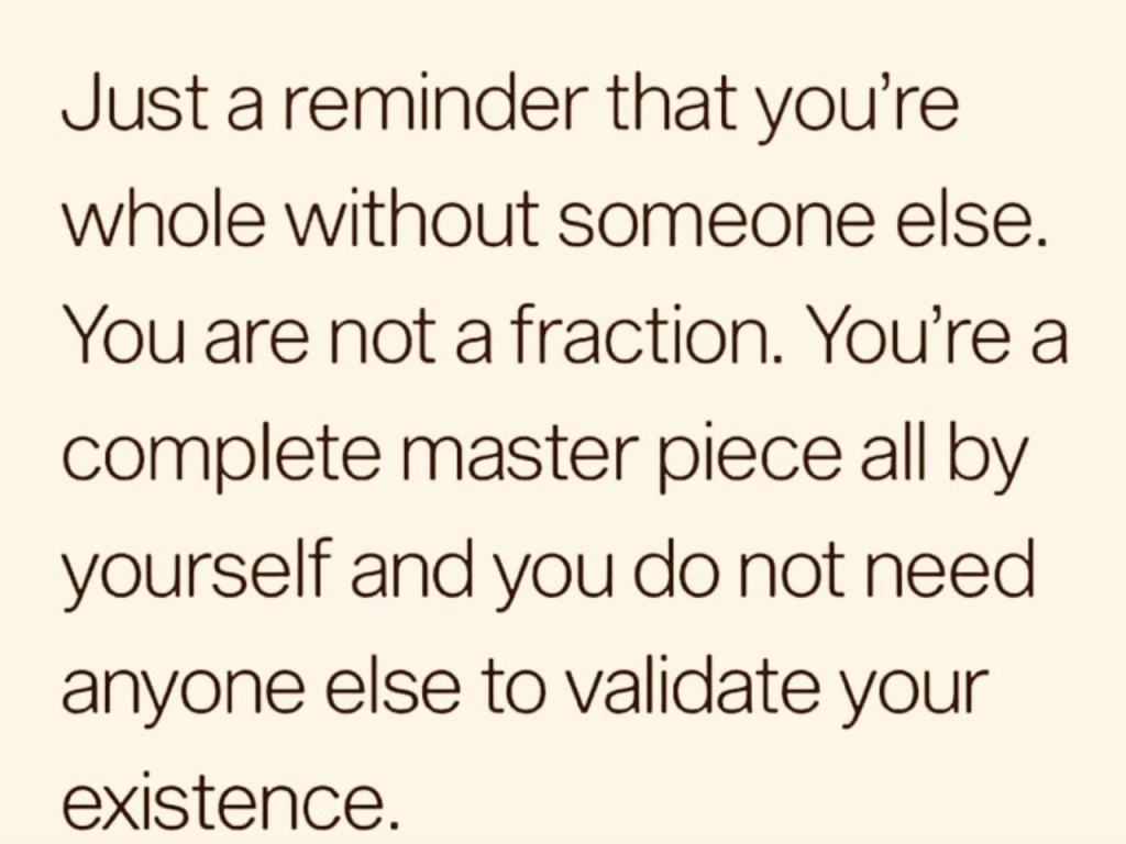 Just A Reminder Affirmation for daily practice.