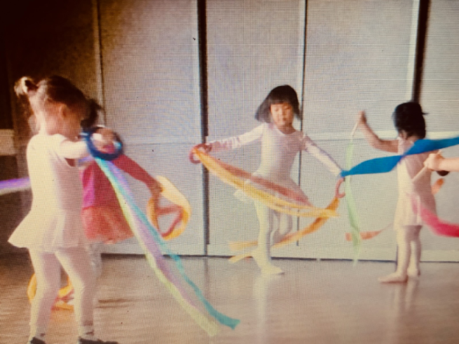 Children enjoying dance therapy to release negative emotions.